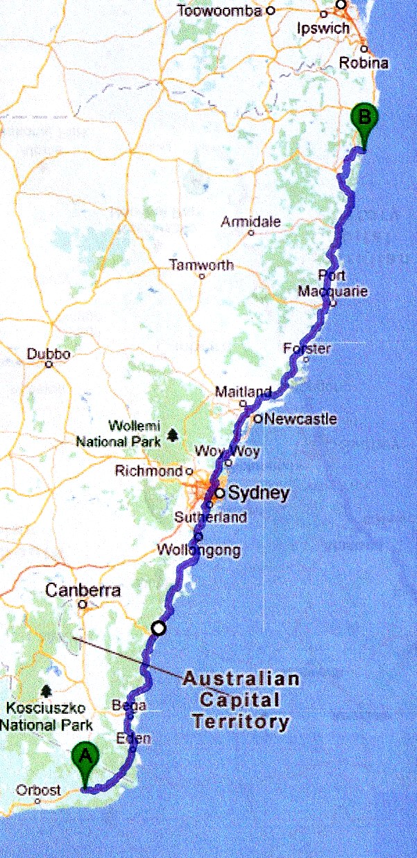 New South Wales Map